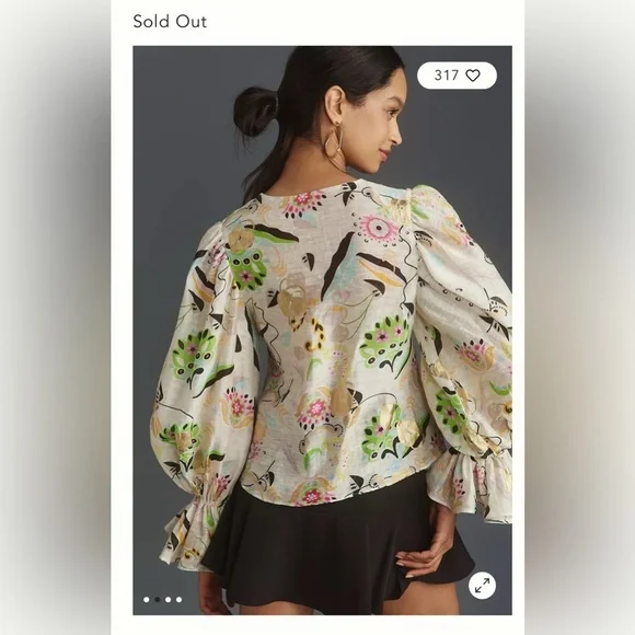 The Cynthia Rowley Love Locket Blouse - Picture 7 of 15